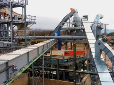 Sistemas de recepción, transporte, almacenamiento y dosificación de sólidos