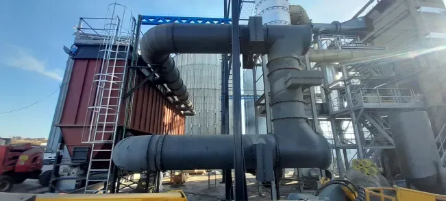 Filtración de gases de caldera