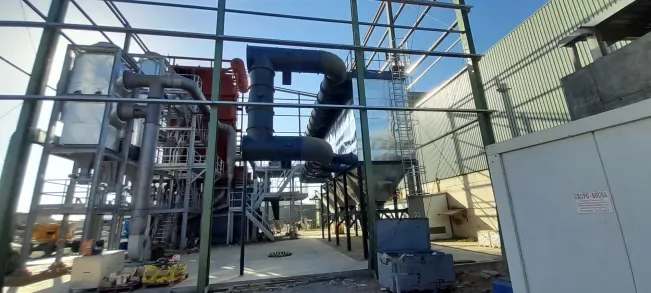 Filtración de gases de caldera