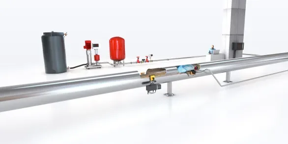 Sistemas de detección y extinción de chispas